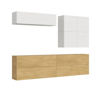 Isoka Compositions - Isoka A103 Living Room Wall Composition W.308 D.39.2