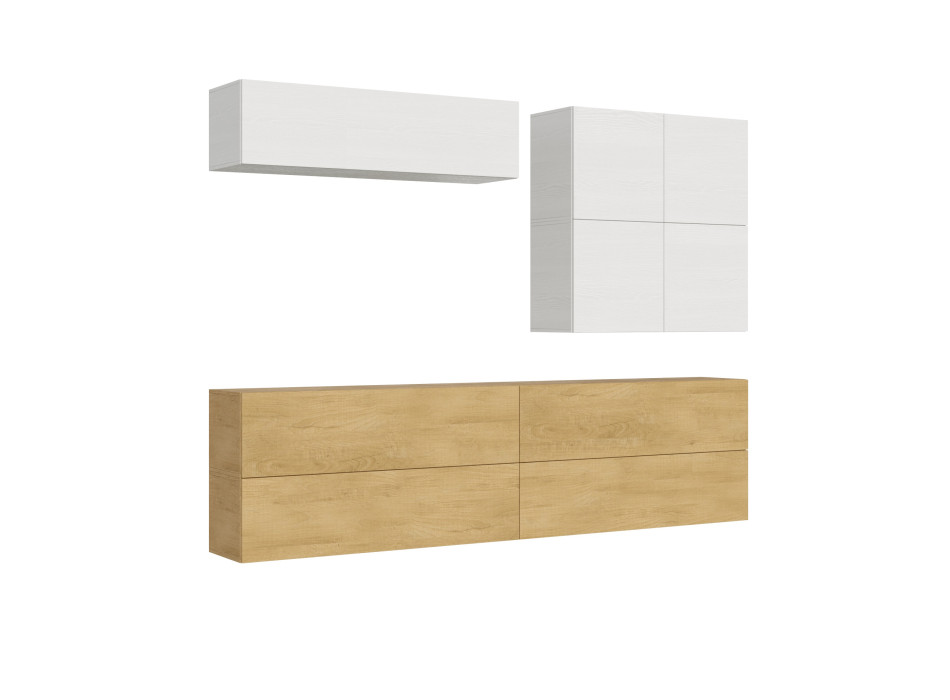 Isoka Compositions - Isoka A103 Living Room Wall Composition W.308 D.39.2