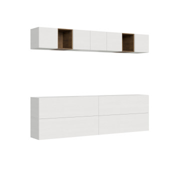 Isoka Compositions - Isoka A104 Living Room Wall Composition W.268 D.39.2