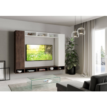 Isoka Compositions - Isoka A107 living room wall composition W.260 H.194 D.39.2