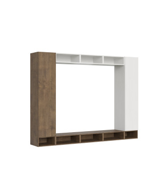 Isoka Compositions - Isoka A107 living room wall composition W.260 H.194 D.39.2