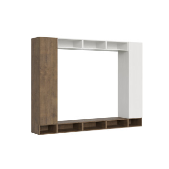 Isoka Compositions - Isoka A107 living room wall composition W.260 H.194 D.39.2