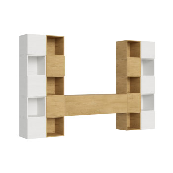 Isoka Compositions - Isoka A109 Living Room Wall Composition W.314 H.200 D.39.2