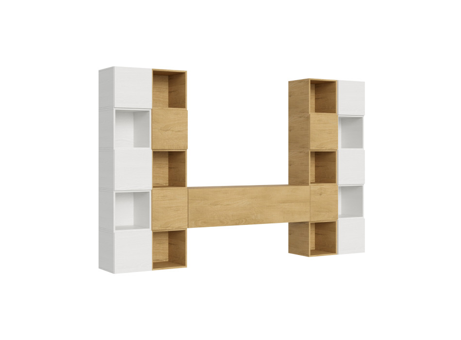 Isoka Compositions - Isoka A109 Living Room Wall Composition W.314 H.200 D.39.2