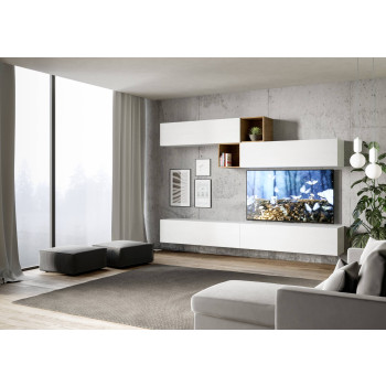 Isoka Compositions - Isoka A110 Living Room Wall Composition W.308 D.39.2