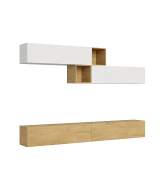 Isoka Compositions - Isoka A110 Living Room Wall Composition W.308 D.39.2