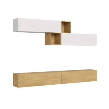 Isoka Compositions - Isoka A110 Living Room Wall Composition W.308 D.39.2