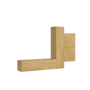 Isoka Compositions - Isoka A112 Living Room Wall Composition W.254 H.173.6 D.39.2