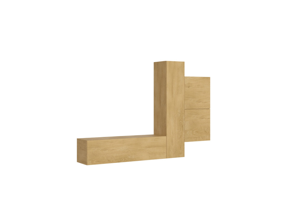 Isoka Compositions - Isoka A112 Living Room Wall Composition W.254 H.173.6 D.39.2