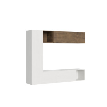 Isoka Compositions - Isoka living room wall composition A114 W.214 H.173.6 D.39.2