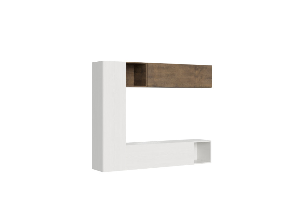 Isoka Compositions - Isoka living room wall composition A114 W.214 H.173.6 D.39.2