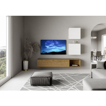 Isoka Compositions - Isoka living room wall composition A115 W.234 D.39.2