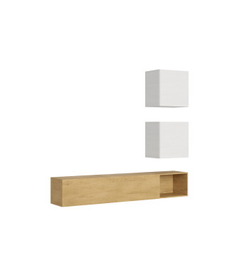 Isoka Compositions - Isoka living room wall composition A115 W.234 D.39.2