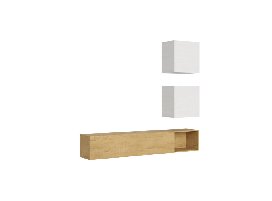 Isoka Compositions - Isoka living room wall composition A115 W.234 D.39.2