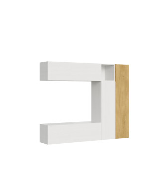 Isoka Compositions - Isoka A18 Living Room Wall Composition W.214 H.173.6 D.39.2