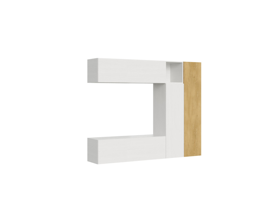 Isoka Compositions - Isoka A18 Living Room Wall Composition W.214 H.173.6 D.39.2