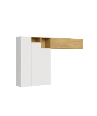 Isoka Compositions - Isoka A22 living room wall composition W.274 H.173.6 D.39.2