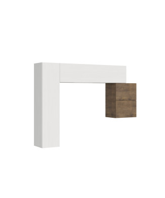 Isoka Compositions - Isoka A25 living room wall composition W.204 H.173.6 D.39.2