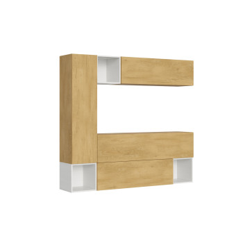 Isoka Compositions - Isoka A26 Living Room Wall Composition W.214 D.39.2