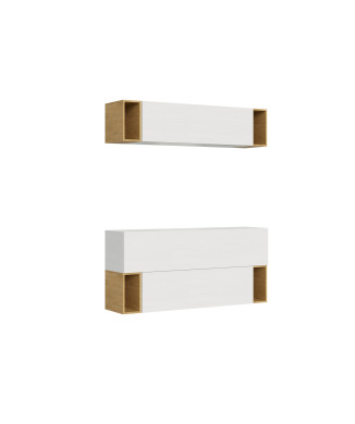 Isoka Compositions - Isoka A29 Living Room Wall Composition W.173.6 D.39.2