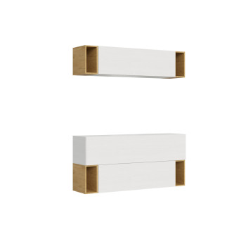 Isoka Compositions - Isoka A29 Living Room Wall Composition W.173.6 D.39.2