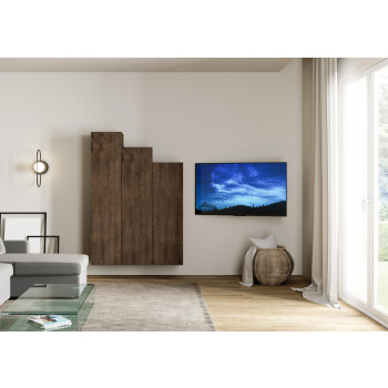 Isoka Compositions - Isoka A31 living room wall composition W.120 H.173.6 D.39.2