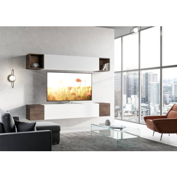 Isoka Compositions - Isoka A38 Living Room Wall Composition W.254 D.39.2