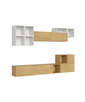 Isoka Compositions - Isoka A45 Living Room Wall Composition W.294 D.39.2