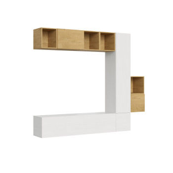 Isoka Compositions - Isoka living room wall composition A49 W.254 H.214 D.39.2