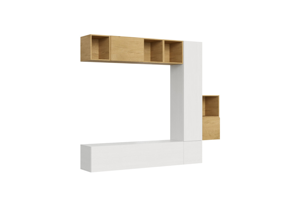 Isoka Compositions - Isoka living room wall composition A49 W.254 H.214 D.39.2