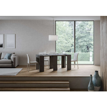 Allin console - Extendable console 78x47/299 cm Allin spatula white with internal extensions