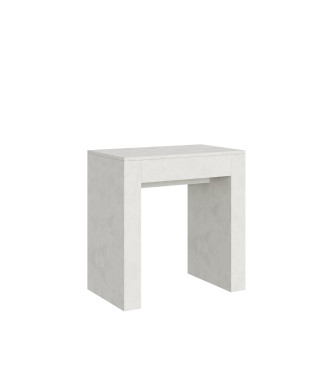 Allin console - Extendable console 78x47/299 cm Allin spatula white with internal extensions