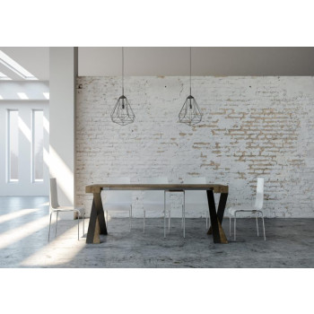 Extendable console table 90x40/190 cm Diago Small Anthracite frame