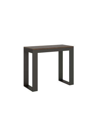 Extendable console table 90x40/196 cm Tecno Small Evolution Anthracite frame