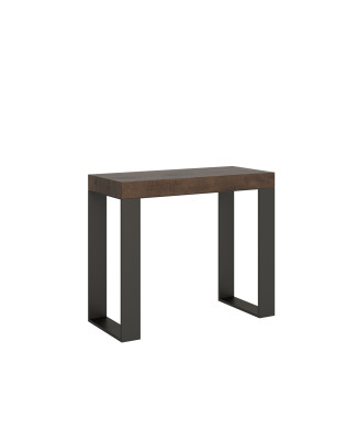 Extendable console table 90x40/196 cm Tecno Small Anthracite frame