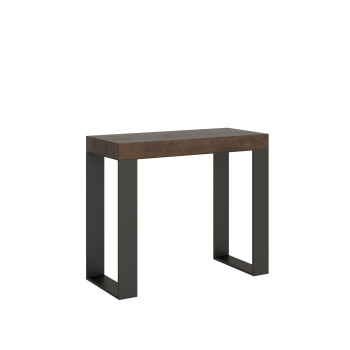 Extendable console table 90x40/196 cm Tecno Small Anthracite frame