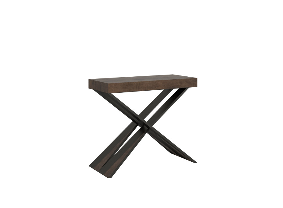 Extendable console table 90x40/300 cm Diago Anthracite frame