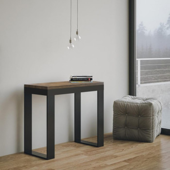 Extendable console table 90x40/300 cm Tecno Evolution frame Anthracite