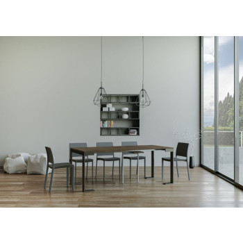 Extendable console table 90x40/300 cm Tecno Evolution frame Anthracite
