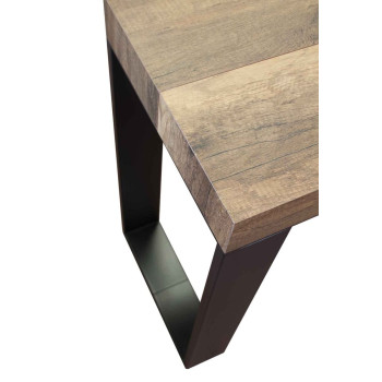 Extendable console table 90x40/300 cm Tecno Anthracite frame