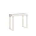Extendable console table 90x40/300 cm Tecno White frame ITAMOBY
