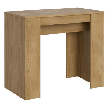 Basic Console Table - Extendable Console Table 90x48/204 cm Basic Small White Ash