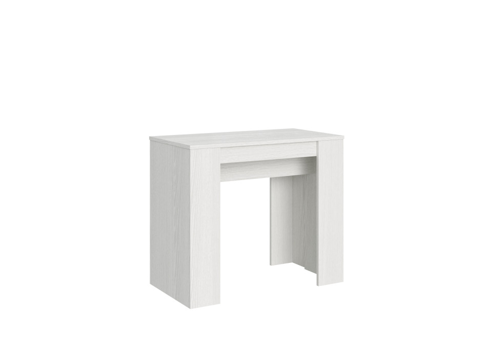 Basic Console Table - Extendable Console Table 90x48/204 cm Basic Small White Ash