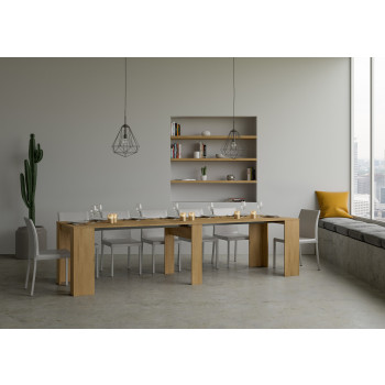 Basic Console - Extendable Console 90x48/308 cm Basic White Ash