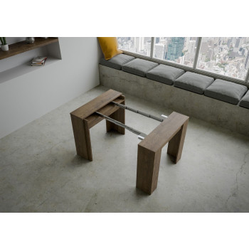 Basic Console - Extendable Console 90x48/308 cm Basic White Ash
