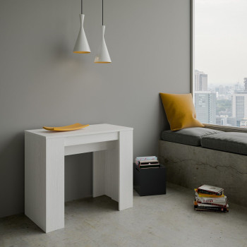 Basic Console - Extendable Console 90x48/308 cm Basic White Ash