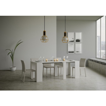 Basic Console - Extendable Console 90x48/308 cm Basic White Ash