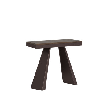 Diamante Evolution console table with bear legs and frame - Extendable console table 90x40/300 cm Diamante Evolution natural oak frame and bear legs