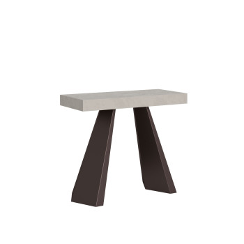 Diamante console table with bear legs - Extendable console table 90x40/300 cm Diamante Premium natural oak with bear frame