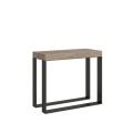 Extendable console table 90x40/300 cm Elettra Premium Anthracite frame